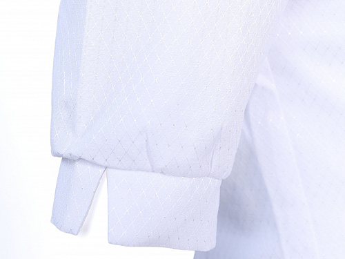 Блузка белая с коротким рукавом