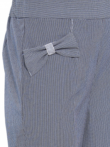 Брюки ДВ серо-голубые: с карманами и поясом на резинке